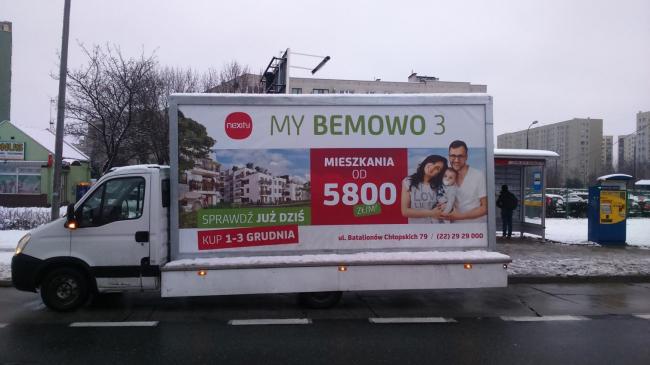 Reklama mobilna w Warszawie